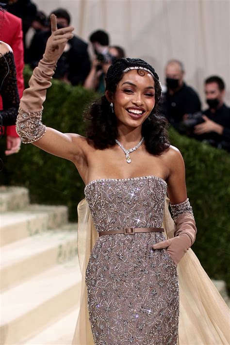 met gala 2021 dior|Met Gala 2021: Yara Shahidi's Dior Look Honored Josephine Baker.